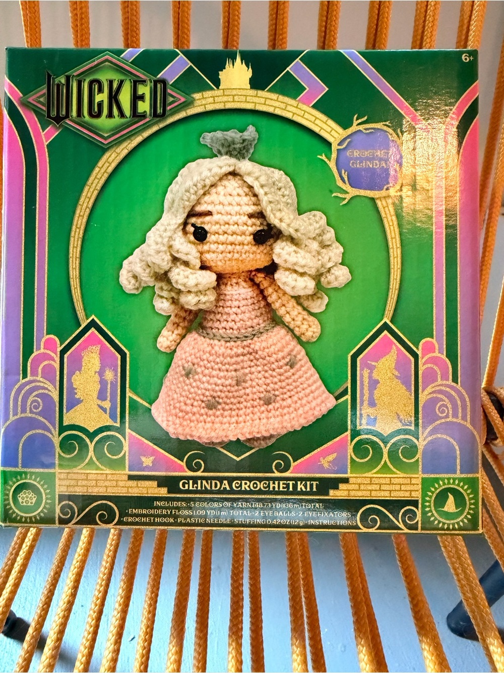 Wicked Glinda Crochet Kit - Pink & Green Amigurumi Doll